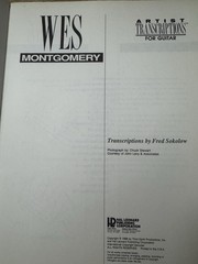 Wes Montgomery, Transcribed Scores, Songbook