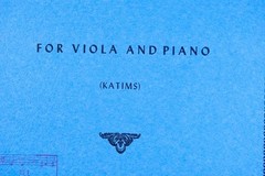 Braham&rsquo;s Sonata F Minor Opus 120 E Flat Major Viola Piano Lot of 2 PB Books IMC