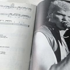 Billy Idol Sheet Music Song Book Rare 80s Pop Rock Memorabilia Guitar Vocal 1983