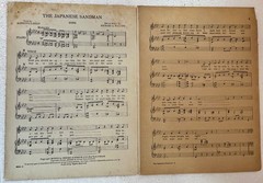 The Japanese Sandman Egan Whiting 1920 Vintage Illustrated Sheet Music ephemera