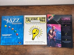 Jazz Saxophone Improvisation Books Lot of 3 – Talking Jazz & Jazz Repertoire