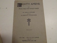 Mighty Amens for Mixed Male and Female Voices by Various Composers