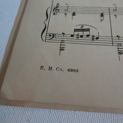 1929 VTG- Humorous Songs MUSIC BOOK~By John Wells~Boston Mass.