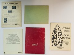 Lot Of 5 Piano Books Solo & Accompaniment Worship, Hymns,1 Duet Piano/Organ, VTG