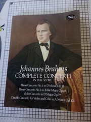 Complete Concerti of Johannes Brahms in full score 1981 Dover Publications music