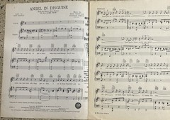 VTG Sheet Music 1939 ANGEL IN DISGUISE IT ALL CAME TRUE ANN SHERIDAN LYNN