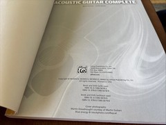 The Ultimate Beginner Series Acoustic Guitar Complete Alfred Songbook w/ DVD