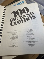 Eb Songbook 101 Big Band Combos Alto Saxophone Horn Flute Clarinet Comb Bound VG