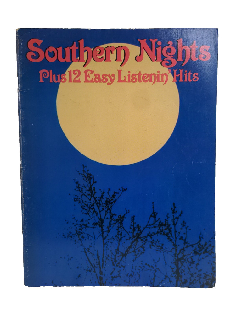 Southern Nights Sheet Music Song Book Piano Voice Guitar 70s Easy Listening M34