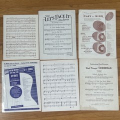 Lot of 57 Vintage Sheet Music 1940-70s Movie Themes Songs Broadway Lucille Ball