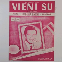 Vtg Sheet Music Vieni Su Ted Steele 1940s Piano Vocal Guitar Organ Accordion