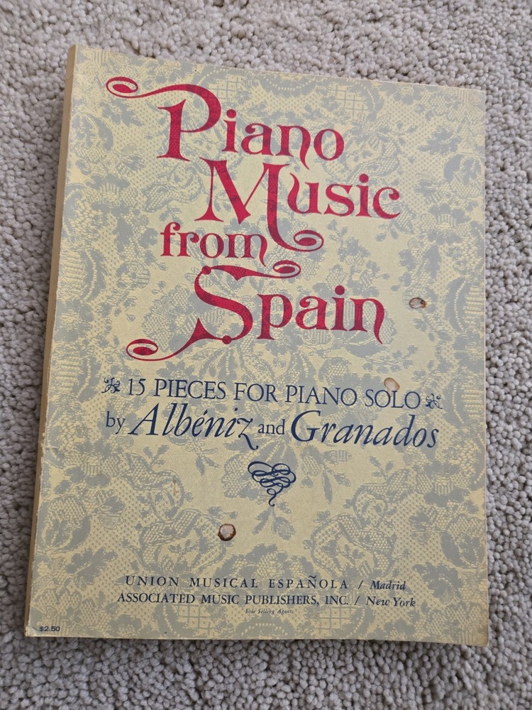 Piano Music From Spain Albeniz & Granados 1971.