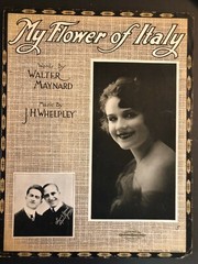 Vintage WWI Sheet Music « My Flower of Italy » Walter Maynard & J.H. Whelpley