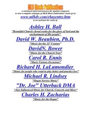 NEW Three Variations on « Jesus, My Lord, My God, My All » DWB-040016.1