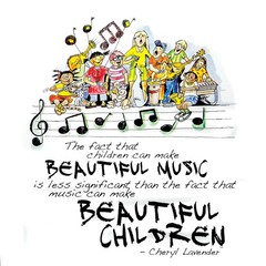 Beautiful Music, Beautiful Children Print (12×12 Unframed Print)