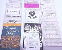 Lot 30 Choral Octavo Sheet Music SATB Sacred Religious Various Church Music Song