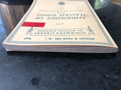 Anthology of Italian Song of the 17th & 18th Centuries – Bk 1 w/ vocals, c. 1926