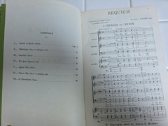 Faure Requiem Op. 48 Sheet Music Chorus Soli Orchestra Kalmus