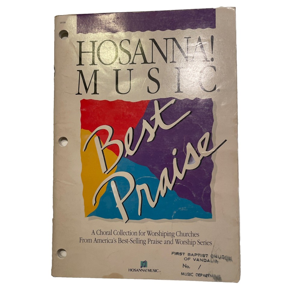 Hosanna! Music A Choral Collection for Worshiping Churches 4301BK SATB Piano