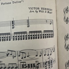 Witmark Folio #1 Victor Herbert Classical Guitar Sheet Music 1931 Duo W Piano