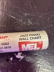 Mel Bay Jazz Piano Wall Chart/Poster