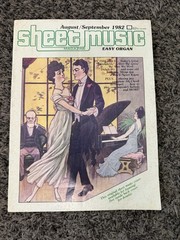 Lot 2 Vintage Sheet Music Magazines 1982 Easy Organ + 1988 Sammy Cahn Piano