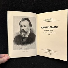 BRAHMS Symphony #1 – PHILHARMONIA (Austria) – Full Study Score