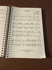 Hosanna! Music Praise Worship Songbook 9 Choruses Hymns 1995 Spiral Bound