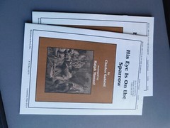 His Eye Is On The Sparrow – 2001 sheet music – SATB Choir & Keyboard – R Manuel