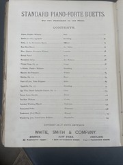 Rare VintageBound Book Sheet Music-20 Songs–1887 HC Condition PianoForte Duetts