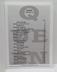 Queen « The Best Of » songbook words/music/guitar chords Italy 1996