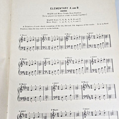 Chords And Cadences Eula Ashworth Lindfors Piano Sheet Music 1950 Vintage MCM