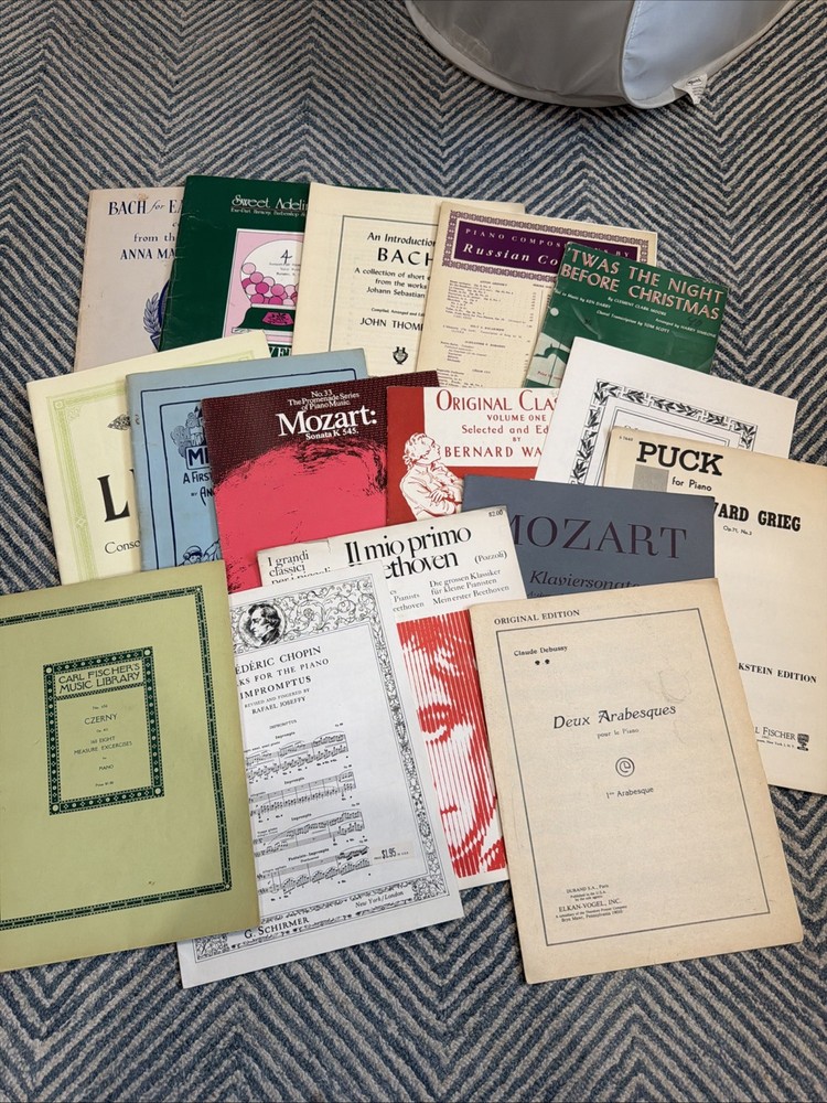 Huge Lot Of Sheet Music For Piano, Including Broadway Christmas Classical