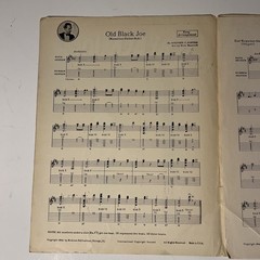 Short’nin’ Bread OLD BLACK JOE 1941 Hawaiian Guitar SHEET MUSIC!