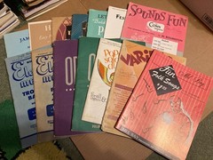Lot Of 18 Vintage Sheet Music Books Various Instruments ORGAN, FLUTE, CORNET ETC