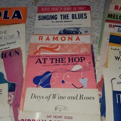 Sheet Music Lot of 22+ Vintage 1940s 50s