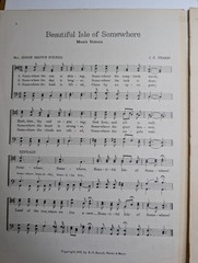 1901 William McKinley Funeral Sheet Music Beautiful Isle of Somewhere JS Fearis
