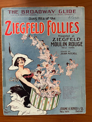 The Broadway Glide sheet music, 1912, from Ziegfeld Follies