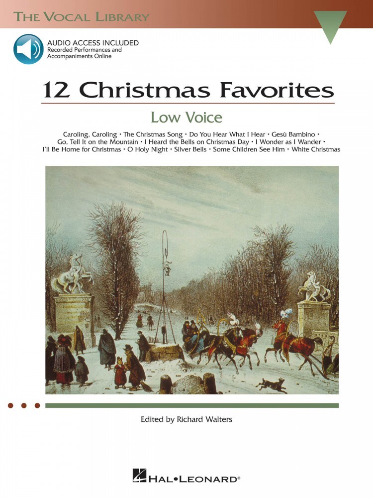 12 Christmas Favorites Low Voice The Vocal Library Low Voice Book NEW 000000385