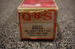 Used Vintage Piano Roll, Bill Bailey, Won&rsquo;t You Please Come Home