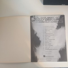 BEST OF OZZY OSBOURNE 14 songs plus guitar solos songbook EASY GUITAR Notes &Tab