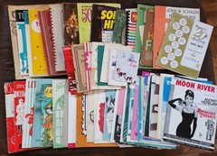 Lot Of 57 Music Books Sheet Music 1904-1983 Various Artists Genres See Photos
