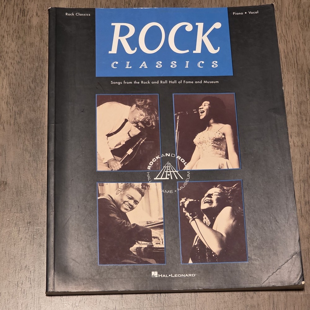 1950&rsquo;s 1960&rsquo;s Songbook Rock Classics Rock N Roll Hall Of Fame W/Color Photos Ex+