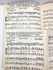 Irving Berlin Fred Astaire 1936 Let Yourself Go Horn & String Charts Sheet Music