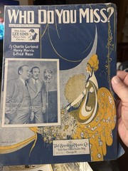 D 3-Pack 9×12 post-1920 Vintage sheet music