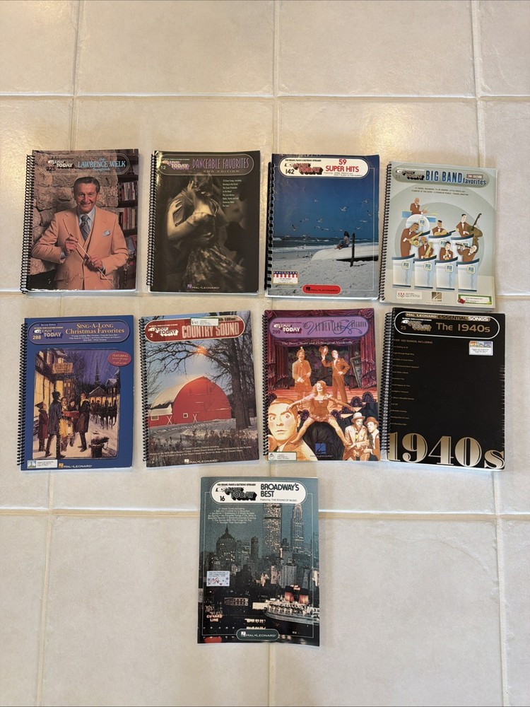 EZ Play Today Sheet Music Books Organs, Piano, & Keyboards Lot Of 9 Books