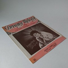 1922 « Dreamy Melody » Vintage Sheet Music 1920s Song for Piano Ukulele