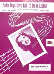 Sailor Boys Have Talk To Me In English Sheet Music Rosemary Clooney Bob Hilliard