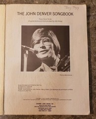 The (John Denver) Song Book, Cherry Lane Music Co. 1971 Piano/ Vocal/ Guitar/!!!