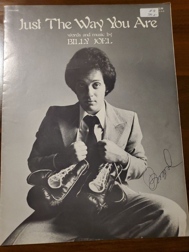 Vintage Piano Sheet Music Billy Joel Just The Way You Are 1978